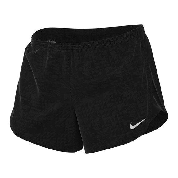 Nike Women's Dri-Fit Embossed Print Mod Tempo Shorts Small Medium Black - Picture 5 of 7